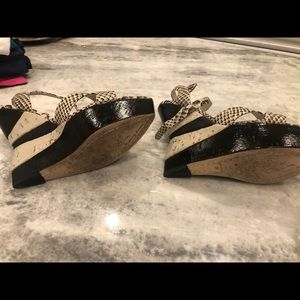 Alice and Olivia wedge sandals